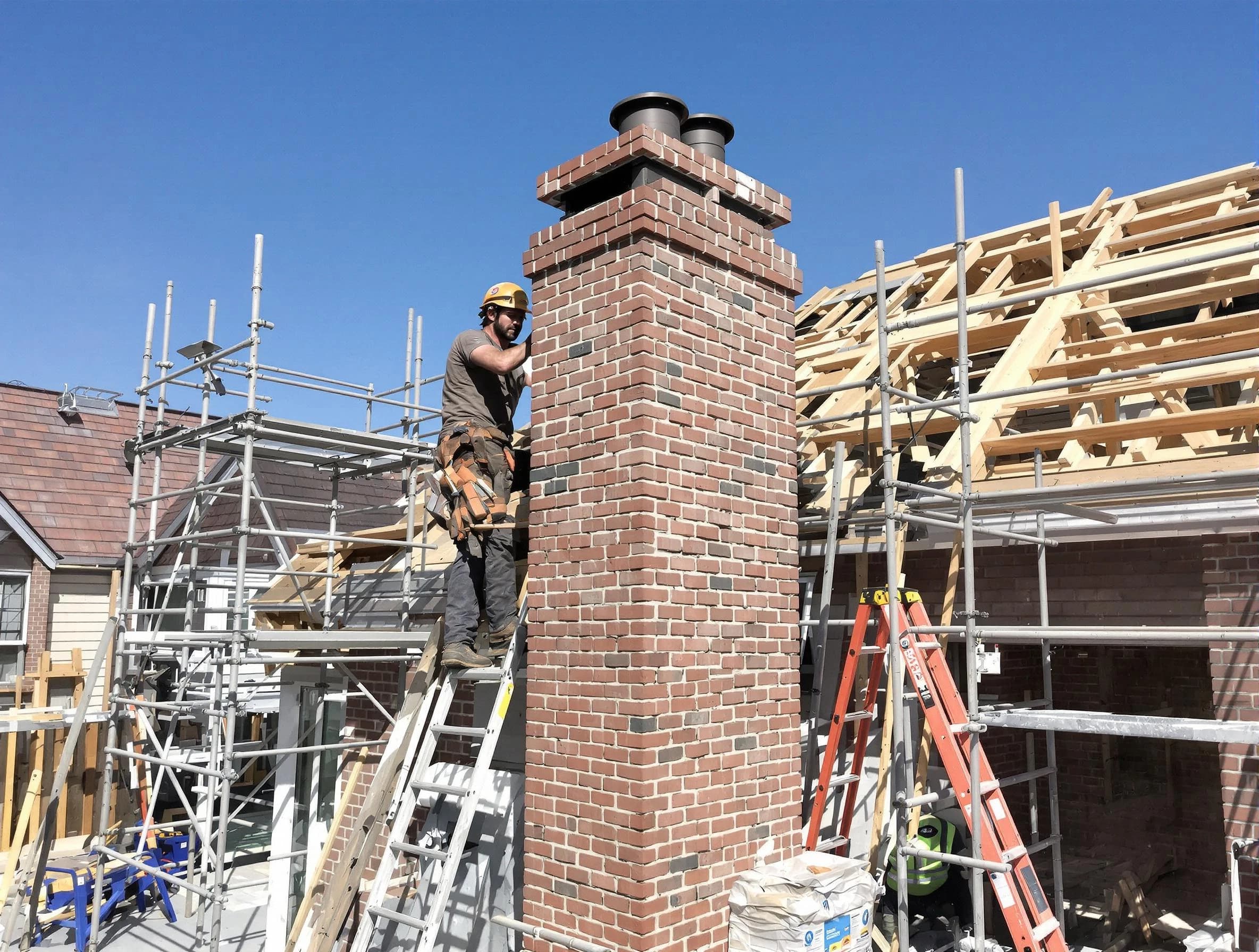 New chimney installation completed by Easton Chimney Sweep in Easton, MA