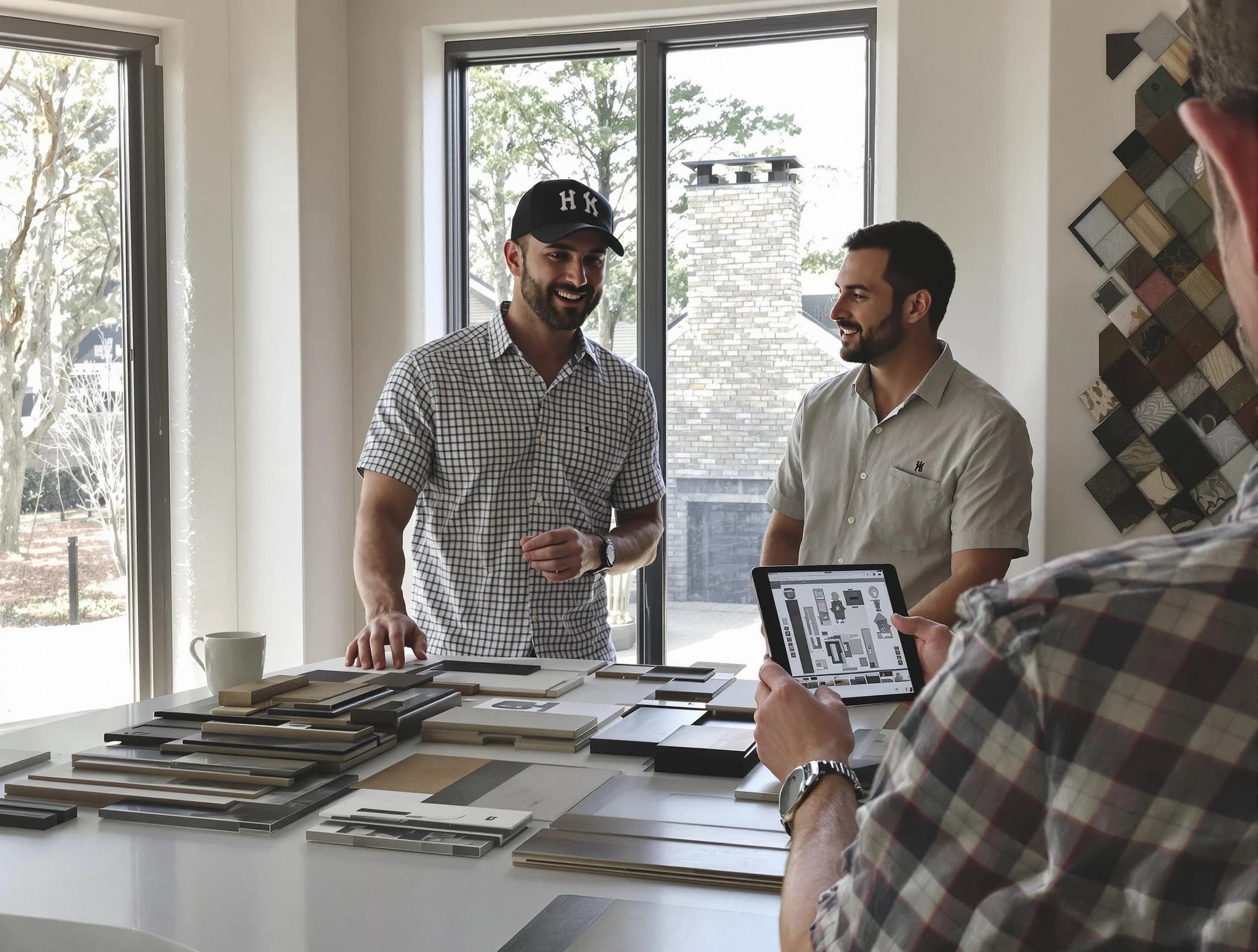 Easton Chimney Sweep remodeling a chimney and fireplace in Easton, MA