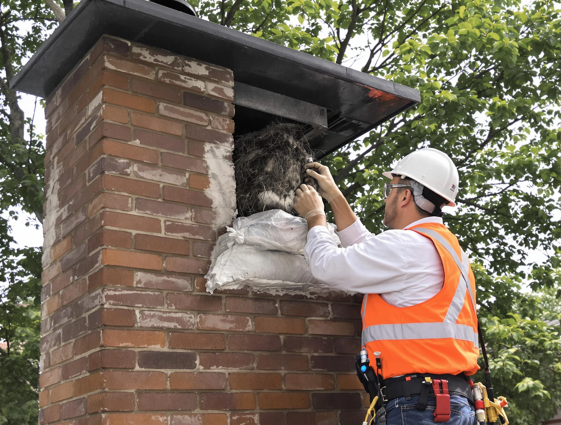 Humane removal of debris and animals by Easton Chimney Sweep in Easton, MA